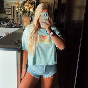 Ripcurl blue California sunset t shirt